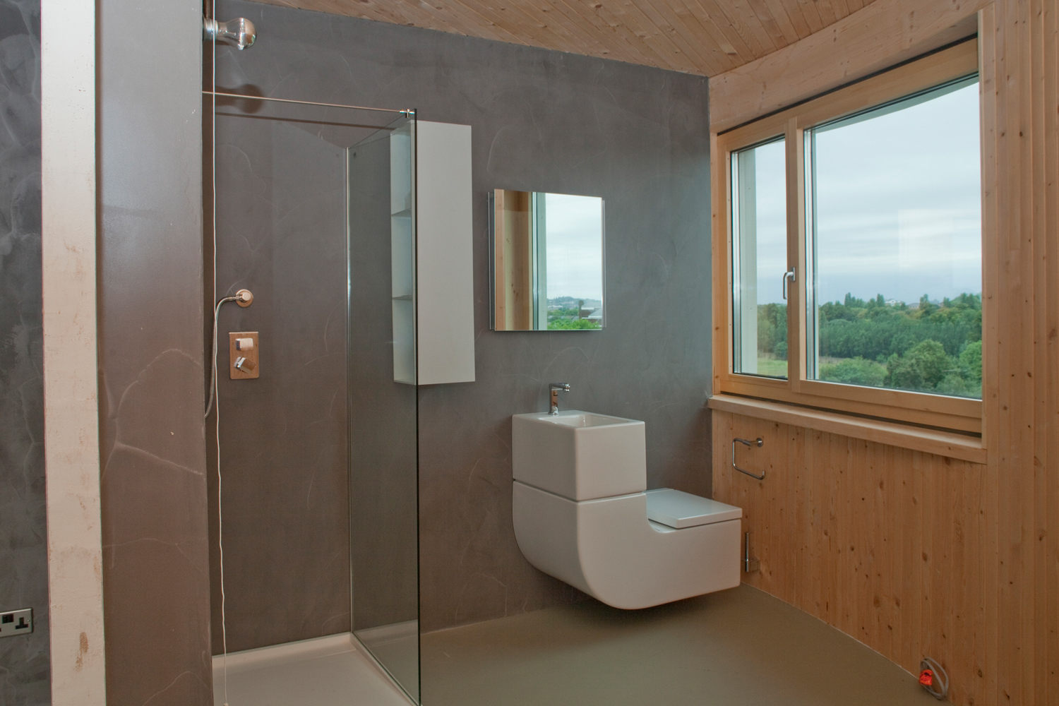 Completed bathroom at Tom Dixon Water Tower